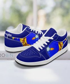 Mob Psycho 100 Golden Dimple Blue JD1 Low, Anime Low Jordan Sneaker Mob Psycho 100 Golden Dimple Blue JD1 Low, Anime Low Jordan Sneaker