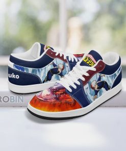 My Hero Academia Todoroki Shoes, Anime Low Jordan Sneaker