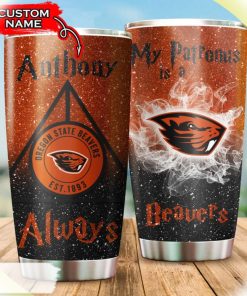 My Patronus Is A Beavers, Oregon State Beavers Harry Potter Custom Name Tumbler