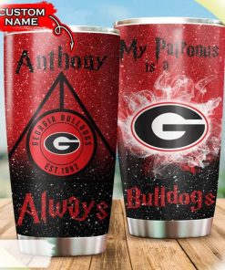 My Patronus Is A Bulldogs, Georgia Bulldogs Harry Potter Custom Name Tumbler