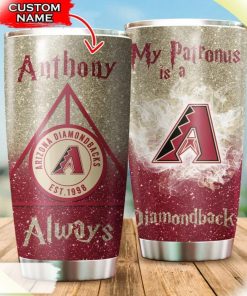 My Patronus Is A Diamondbacks, Arizona Diamondbacks Harry Potter Custom Name Tumbler