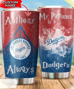 My Patronus Is A Dodgers, Los Angeles Dodgers Harry Potter Custom Name Tumbler