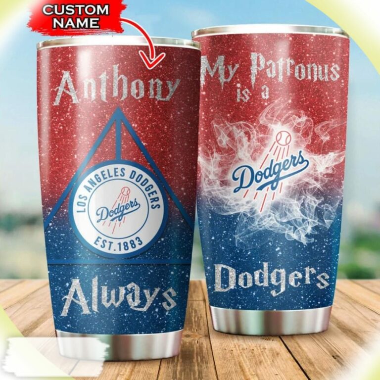 My Patronus Is A Dodgers, Los Angeles Dodgers Harry Potter Custom Name Tumbler