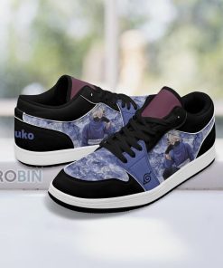 Naruto Shippuden Kakashi Shoes, Anime Low Jordan Sneaker Naruto Shippuden Kakashi Shoes, Anime Low Jordan Sneaker
