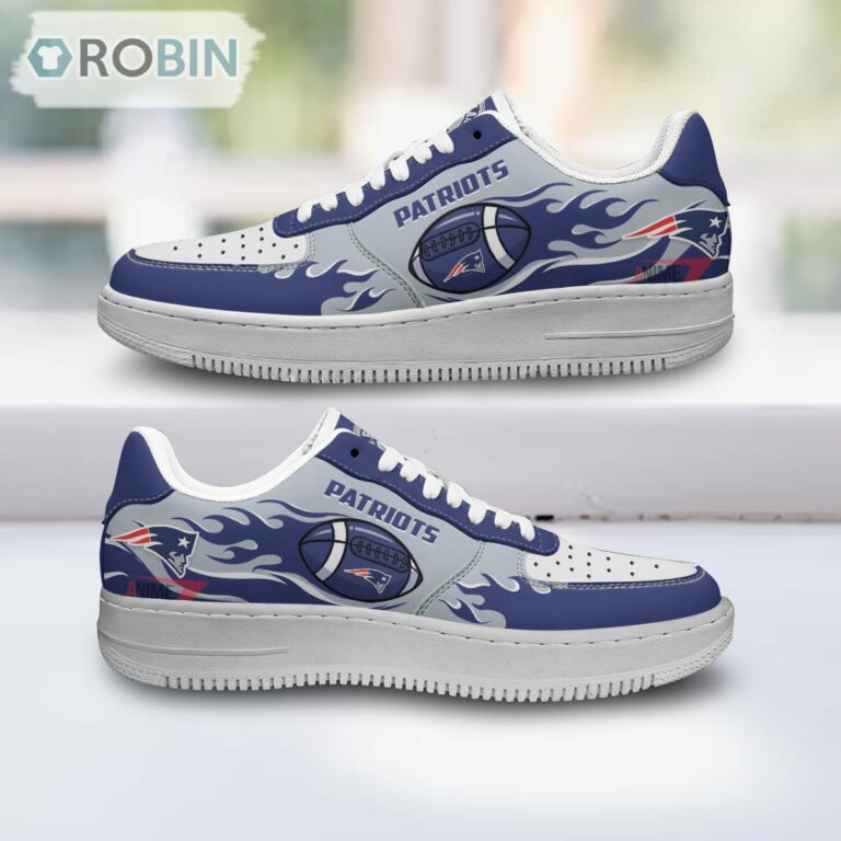 New England Patriots Air Sneakers, NFL Custom Sports Shoes