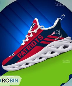 New England Patriots  NFL Clunky Max Soul Shoes Personalized