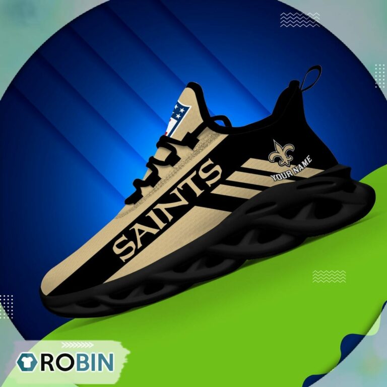 New Orleans Saints  NFL Clunky Max Soul Shoes Personalized