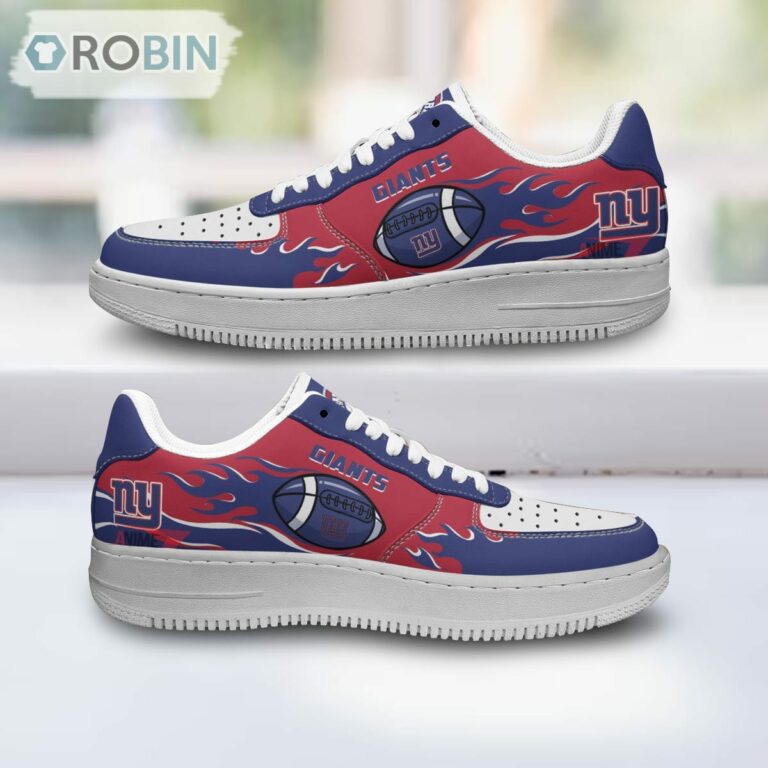 New York Giants Air Sneakers, NFL Custom Sports Shoes