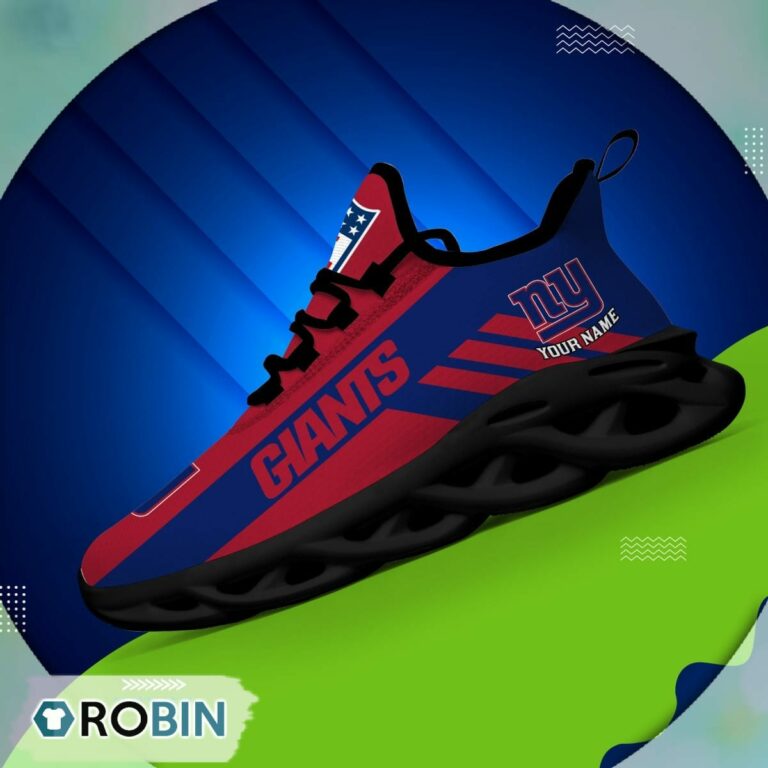 New York Giants  NFL Clunky Max Soul Shoes Personalized