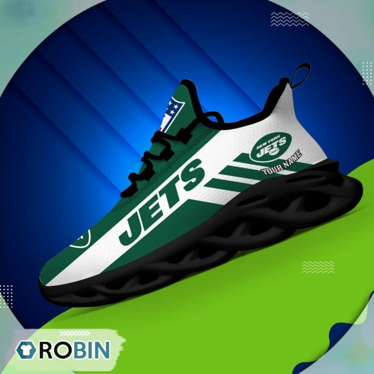 New York Jets  NFL Clunky Max Soul Shoes Personalized