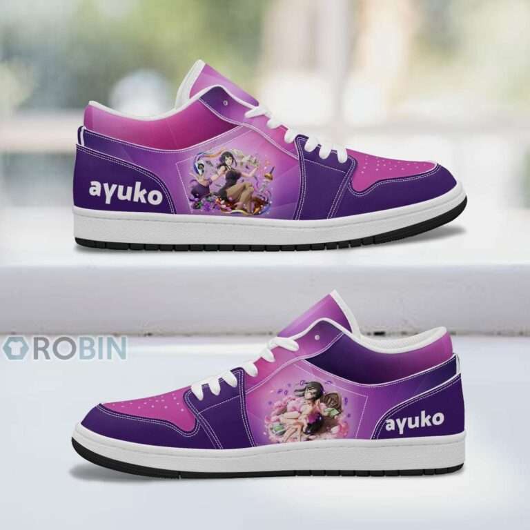 One Piece Nico Robin Shoes, Anime Low Jordan Sneaker
