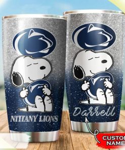 Penn State Nittany Lions Snoopy Custom Name Tumbler