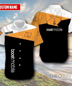 Personalized Hawaiian Shirt Boost Mobile
