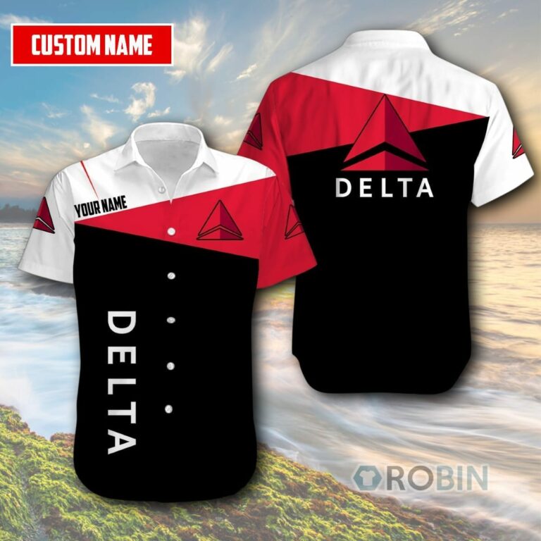 Personalized Hawaiian Shirt Delta Air Lines