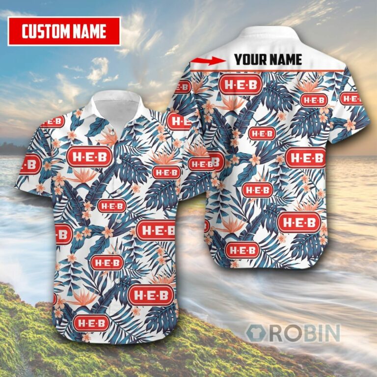Personalized Hawaiian Shirt H-E-B