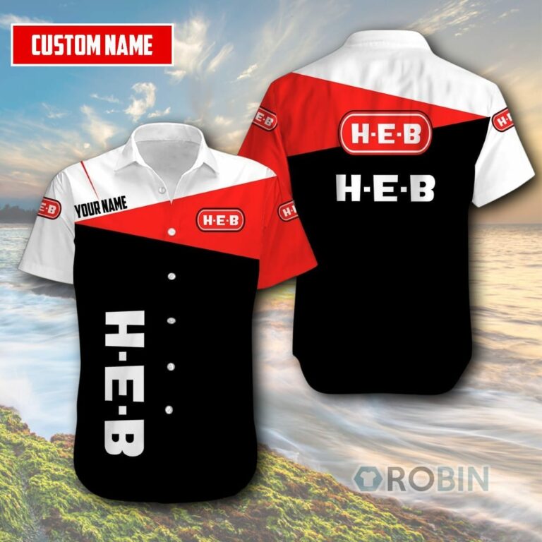 Personalized Hawaiian Shirt H-E-B