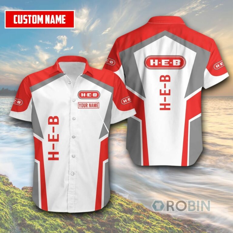 Personalized Hawaiian Shirt H-E-B