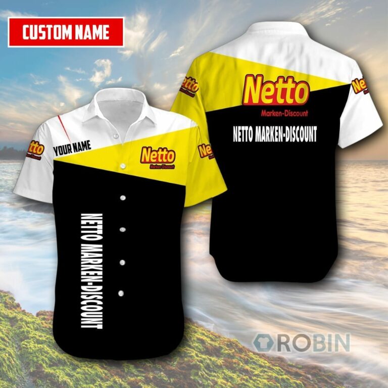 Personalized Hawaiian Shirt Netto Marken
