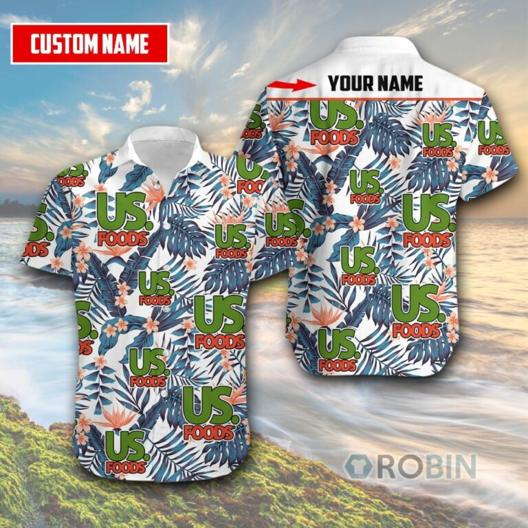 Personalized Us Foods Hawaiian Shirt