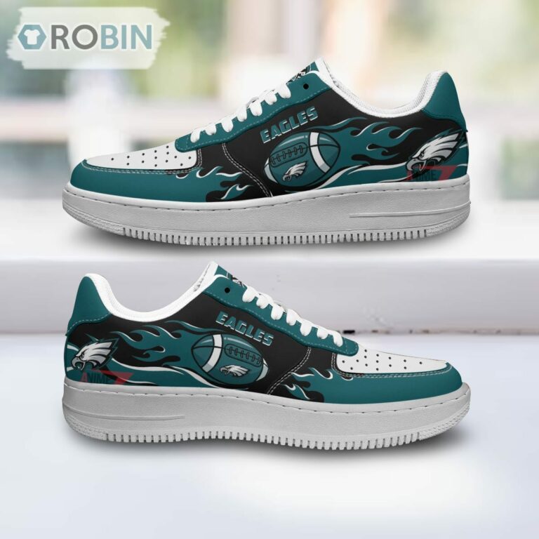 Philadelphia Eagles Air Sneakers, NFL Custom Sports Shoes