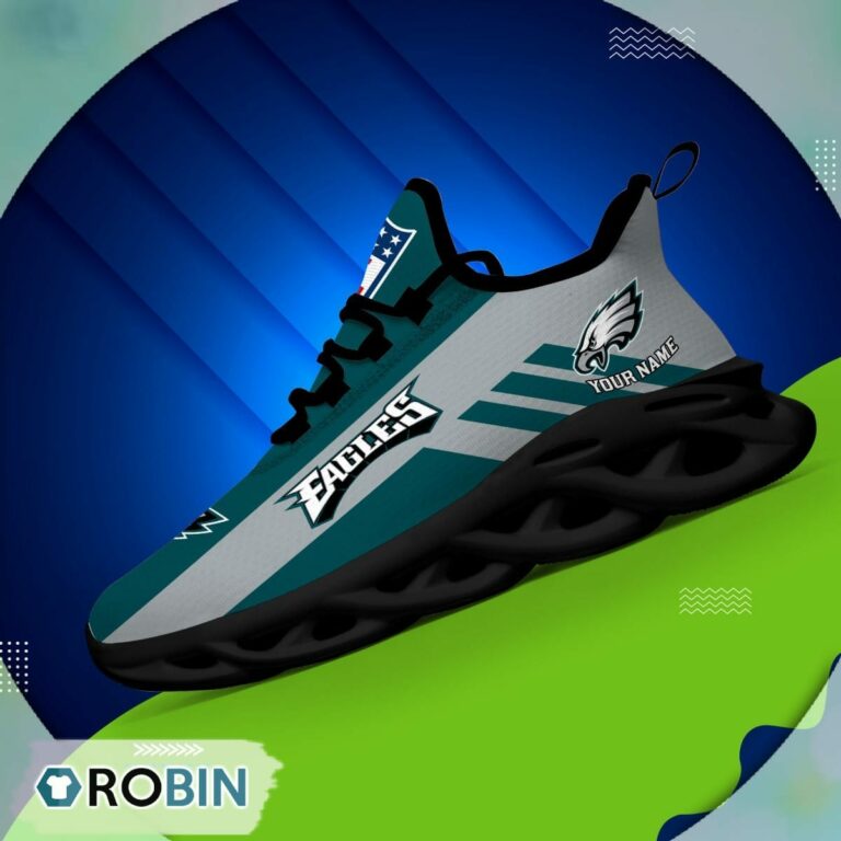Philadelphia Eagles  NFL Clunky Max Soul Shoes Personalized
