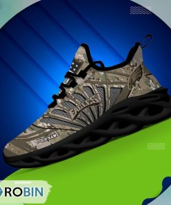 Philadelphia Eagles NFL Personalized Camo Max Soul Shoes