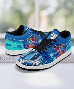 Pokemon Blastoise Shoes, Anime Low Jordan Sneaker Pokemon Blastoise Shoes, Anime Low Jordan Sneaker