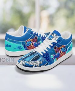 Pokemon Blastoise Sneaker, Anime Low Jordan Sneaker Pokemon Blastoise Sneaker, Anime Low Jordan Sneaker
