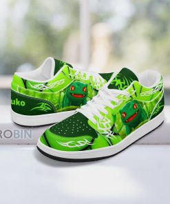 Pokemon Bulbasaur Shoes, Anime Low Jordan Sneaker Pokemon Bulbasaur Shoes, Anime Low Jordan Sneaker