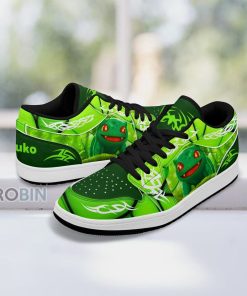 Pokemon Bulbasaur Sneaker, Anime Low Jordan Sneaker Pokemon Bulbasaur Sneaker, Anime Low Jordan Sneaker