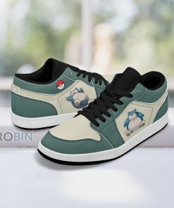 Pokemon Snorlax Shoes, Anime Low Jordan Sneaker Pokemon Snorlax Shoes, Anime Low Jordan Sneaker