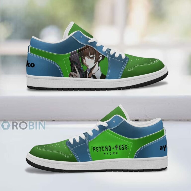 Psycho-Pass Akane Tsunemori Shoes, Anime Low Jordan Sneaker