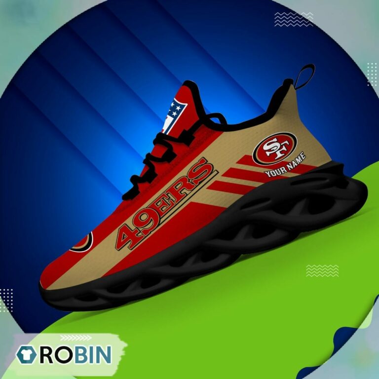 San Francisco 49ers  NFL Clunky Max Soul Shoes Personalized