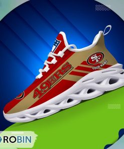 San Francisco 49ers  NFL Clunky Max Soul Shoes Personalized San Francisco 49ers  NFL Clunky Max Soul Shoes Personalized