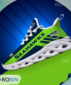 Seattle Seahawks  NFL Clunky Max Soul Shoes Personalized