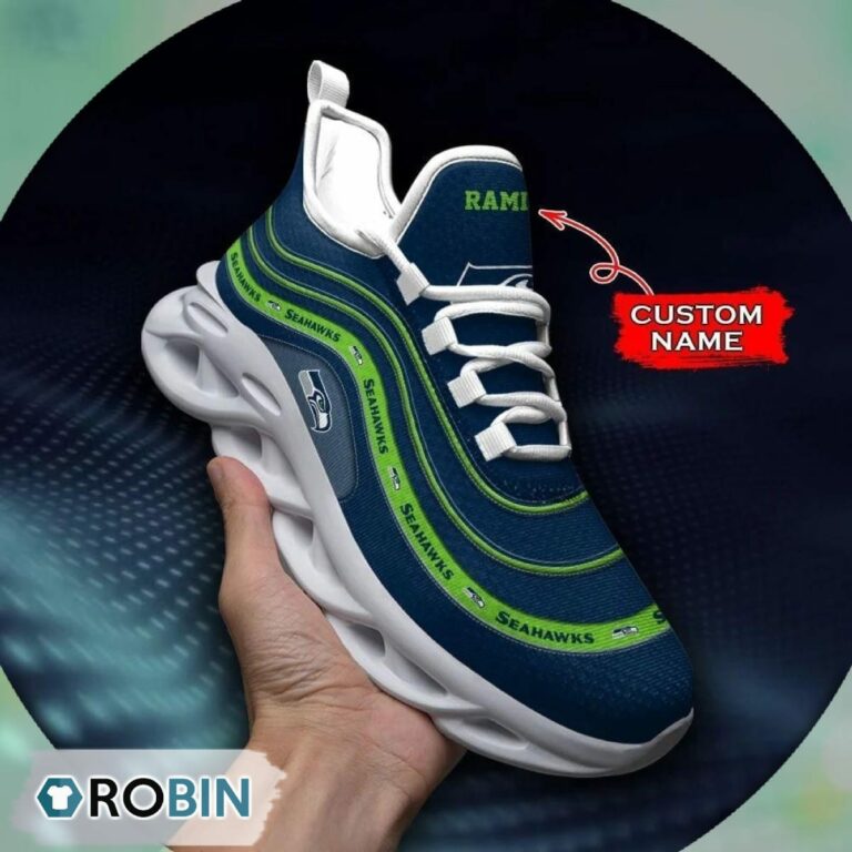 Seattle Seahawks NFL Personalized Max Soul Shoes