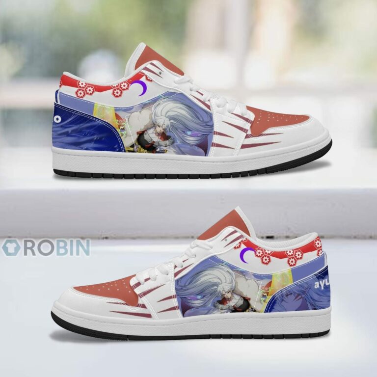 Sesshomaru Shoes, Anime Low Jordan Sneaker