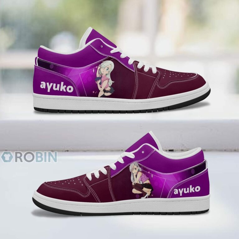 Seven Deadly Sins Elizabeth Liones Shoes, Anime Low Jordan Sneaker