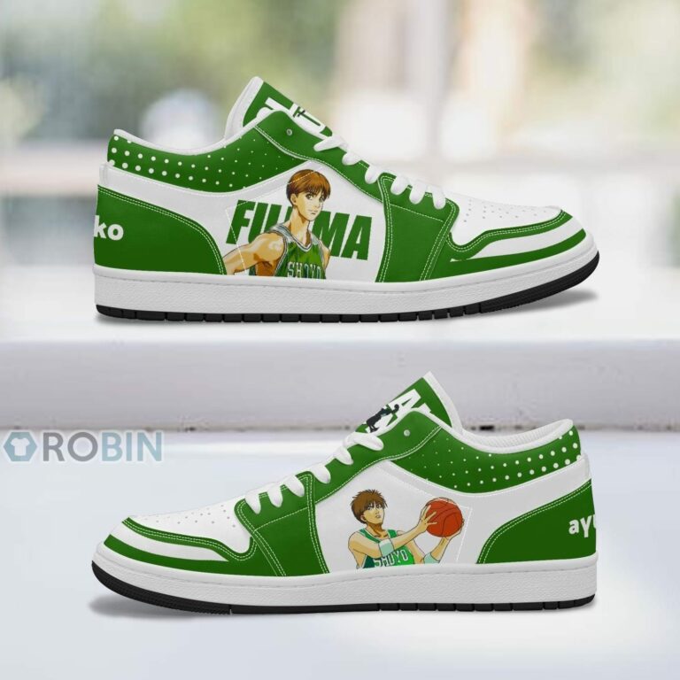 Slam Dunk Fujima Shoes, Anime Low Jordan Sneaker