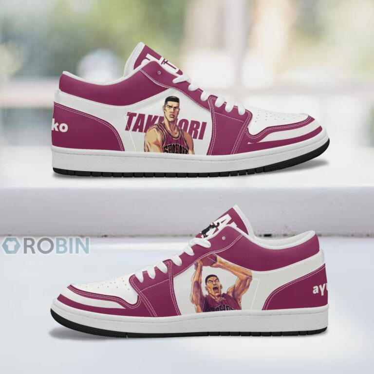 Slam Dunk Takenori Shoes, Anime Low Jordan Sneaker