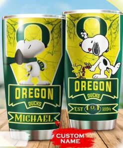 Snoopy and Woodstocks Paints Logo Oregon Ducks Custom Name Tumbler Snoopy and Woodstocks Paints Logo Oregon Ducks Custom Name Tumbler