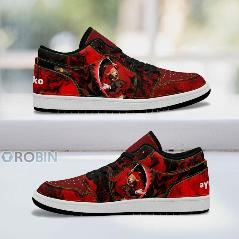 Soul Eater Maka Albarn Shoes, Anime Low Jordan Sneaker