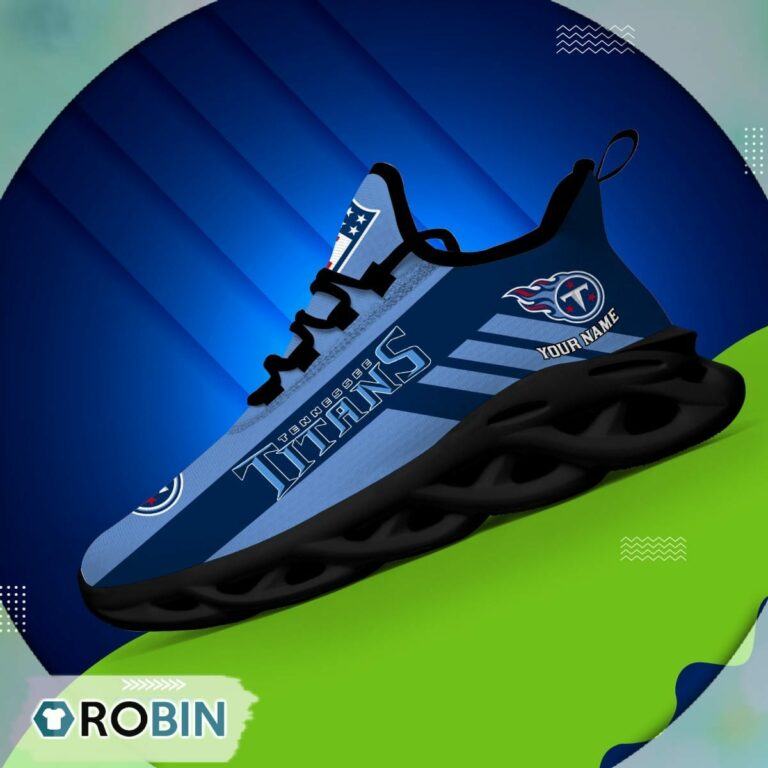 Tennessee Titans  NFL Clunky Max Soul Shoes Personalized