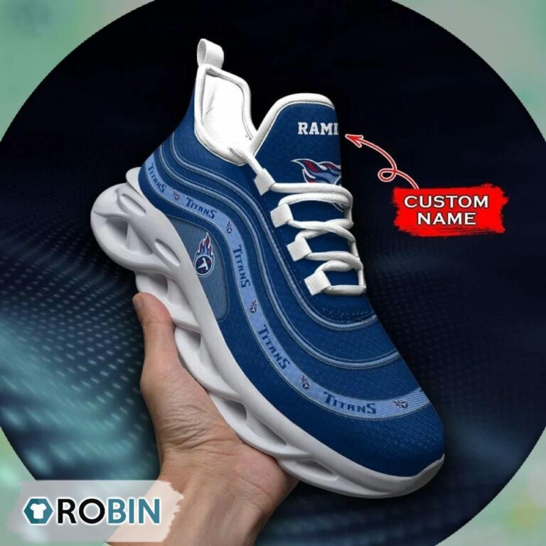 Tennessee Titans NFL Personalized Max Soul Shoes