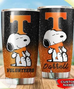 Tennessee Volunteers Snoopy Custom Name Tumbler