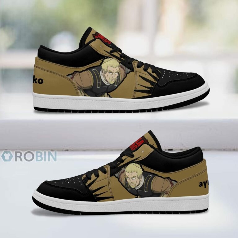 Vinland Saga Askeladd Shoes, Anime Low Jordan Sneaker