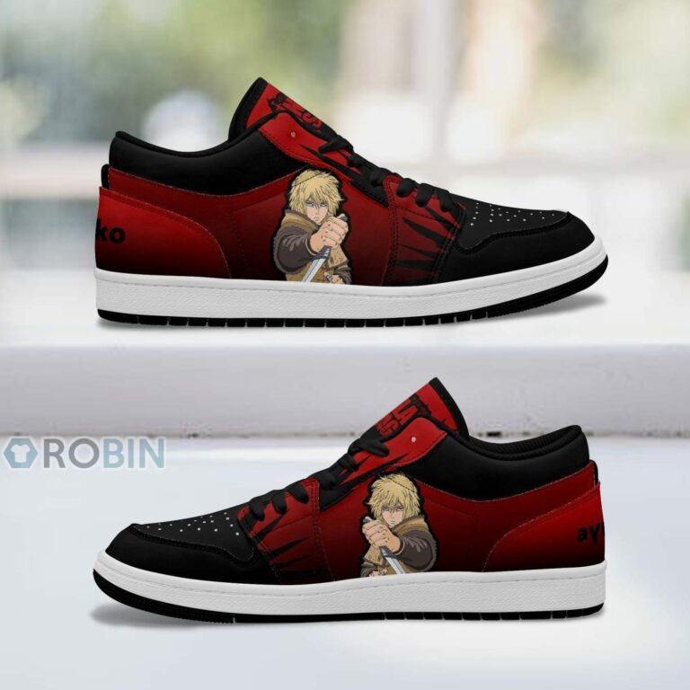 Vinland Saga Thorfinn Shoes, Anime Low Jordan Sneaker
