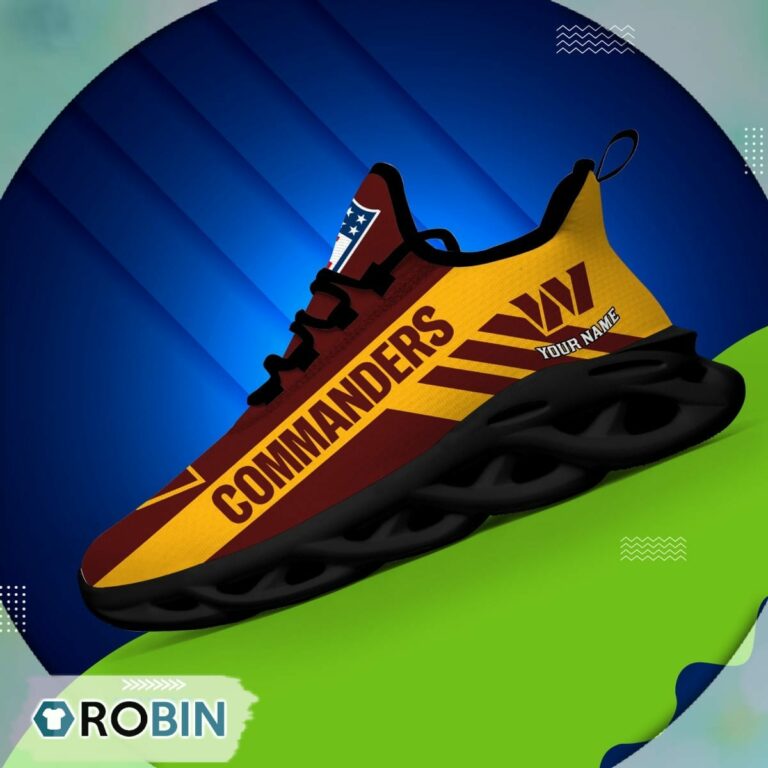 Washington Commanders  NFL Clunky Max Soul Shoes Personalized