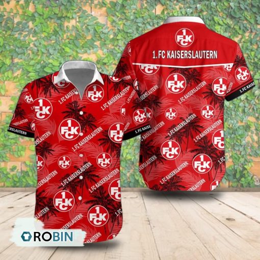 1. FC Kaiserslautern Palm Tree Short Sleeve Shirt, Summer Hawaiian Shirt
