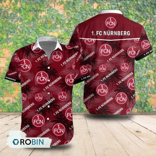 1. FC Nurnberg Palm Tree Short Sleeve Shirt, Summer Hawaiian Shirt